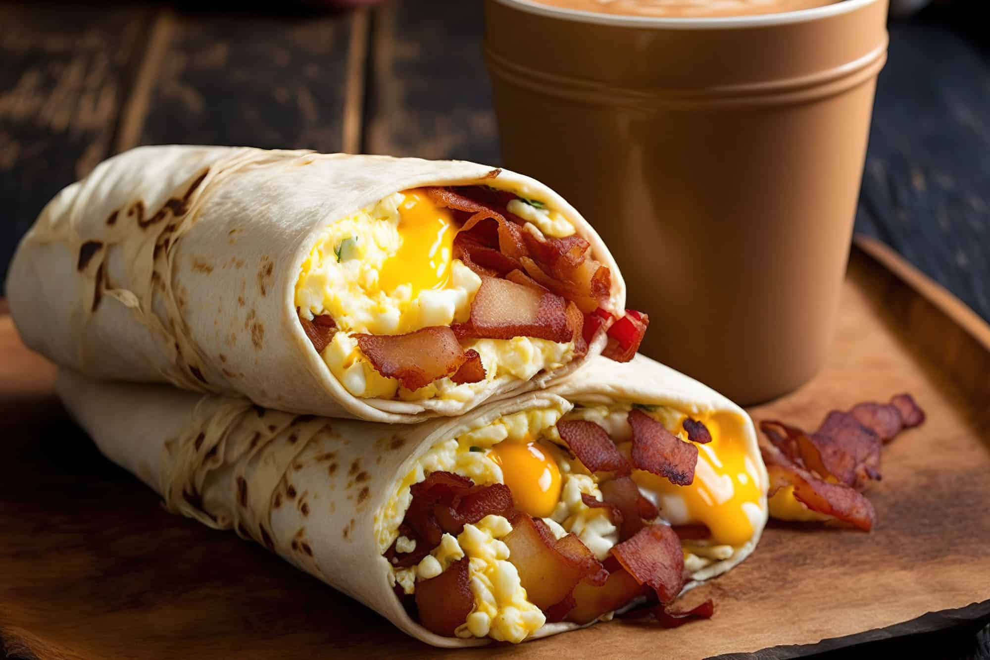 Quick and Easy Low Calorie Breakfast Burrito for Busy Mornings